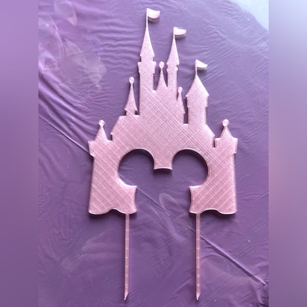 Birthday cake topper Minnie or Mickey Mouse Disney
